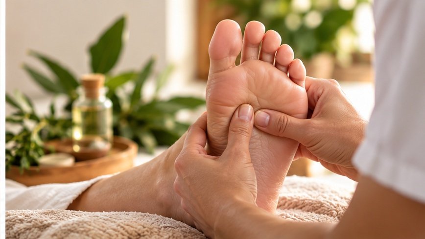 Massage plantaire
